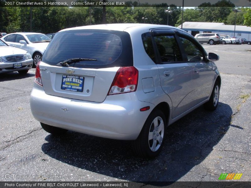 Cosmic Silver / Charcoal Black 2007 Chevrolet Aveo 5 Hatchback