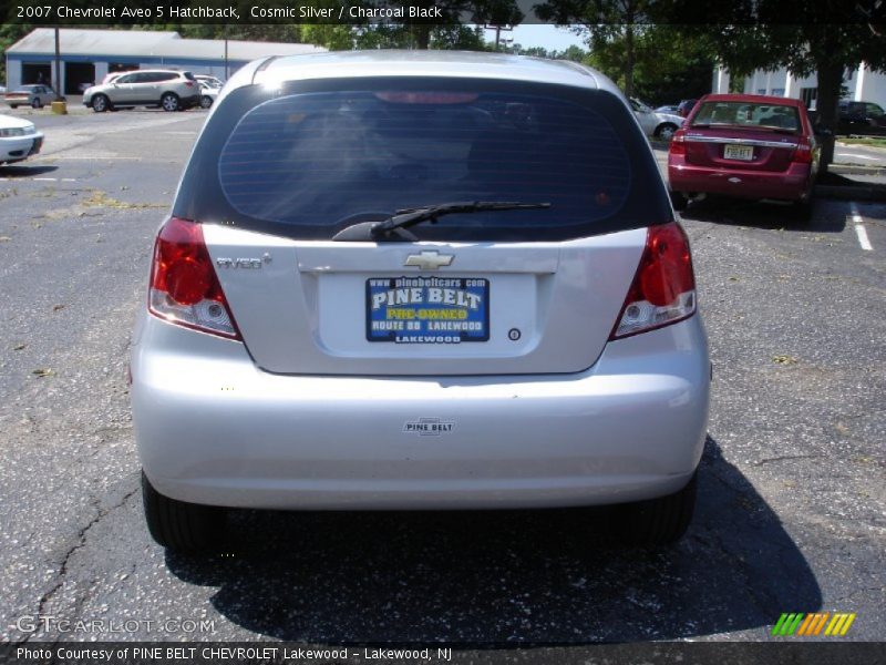 Cosmic Silver / Charcoal Black 2007 Chevrolet Aveo 5 Hatchback