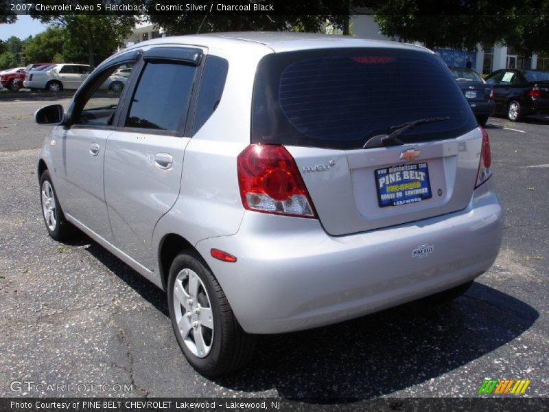 Cosmic Silver / Charcoal Black 2007 Chevrolet Aveo 5 Hatchback