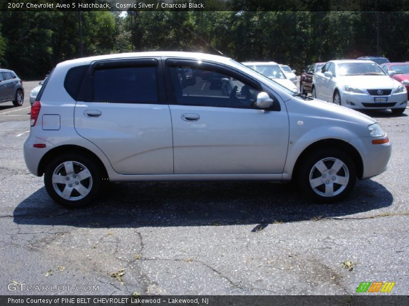 Cosmic Silver / Charcoal Black 2007 Chevrolet Aveo 5 Hatchback