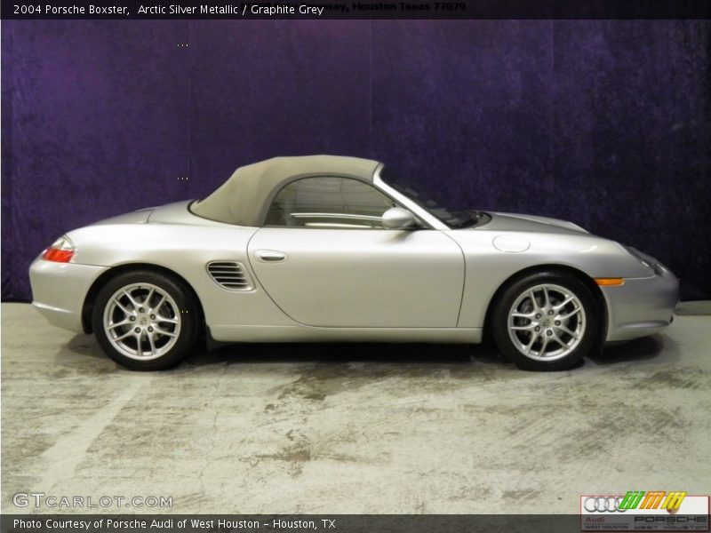 Arctic Silver Metallic / Graphite Grey 2004 Porsche Boxster