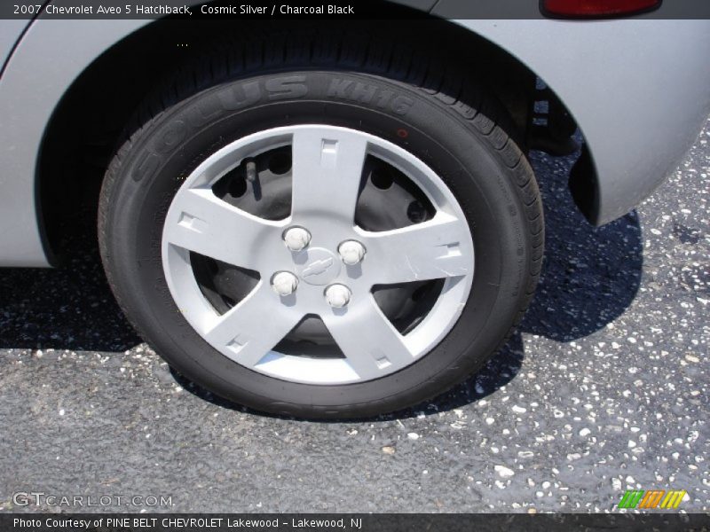Cosmic Silver / Charcoal Black 2007 Chevrolet Aveo 5 Hatchback