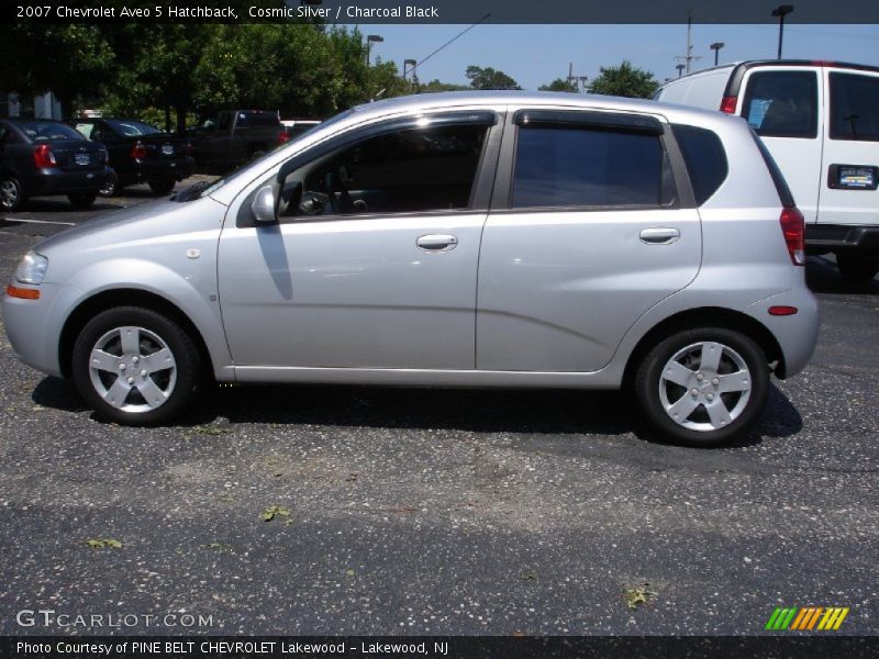 Cosmic Silver / Charcoal Black 2007 Chevrolet Aveo 5 Hatchback