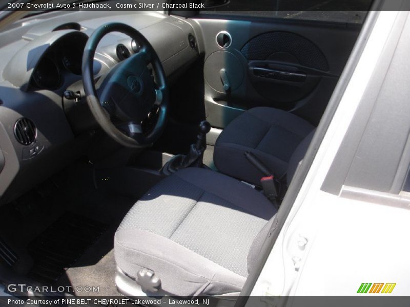 Cosmic Silver / Charcoal Black 2007 Chevrolet Aveo 5 Hatchback