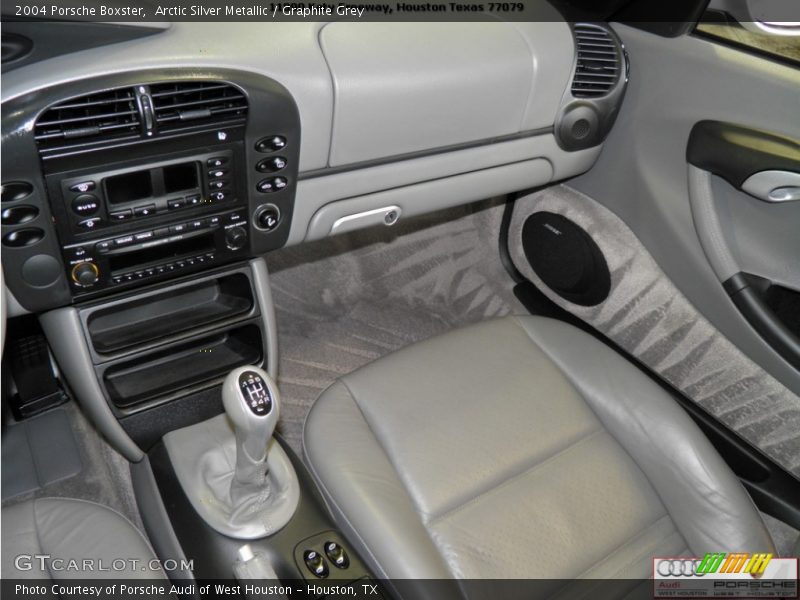 Arctic Silver Metallic / Graphite Grey 2004 Porsche Boxster