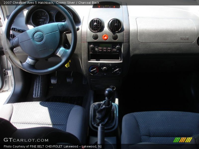 Cosmic Silver / Charcoal Black 2007 Chevrolet Aveo 5 Hatchback