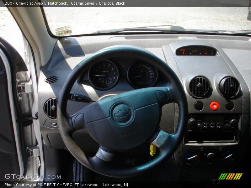 Cosmic Silver / Charcoal Black 2007 Chevrolet Aveo 5 Hatchback