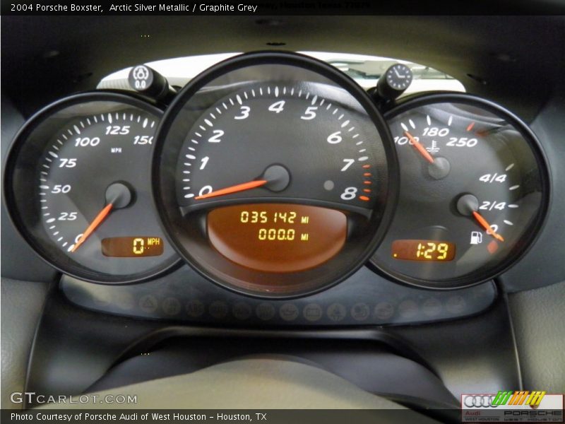 Arctic Silver Metallic / Graphite Grey 2004 Porsche Boxster