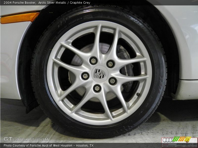 Arctic Silver Metallic / Graphite Grey 2004 Porsche Boxster