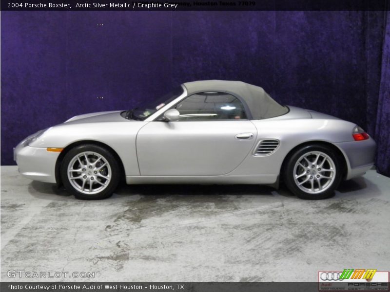 Arctic Silver Metallic / Graphite Grey 2004 Porsche Boxster