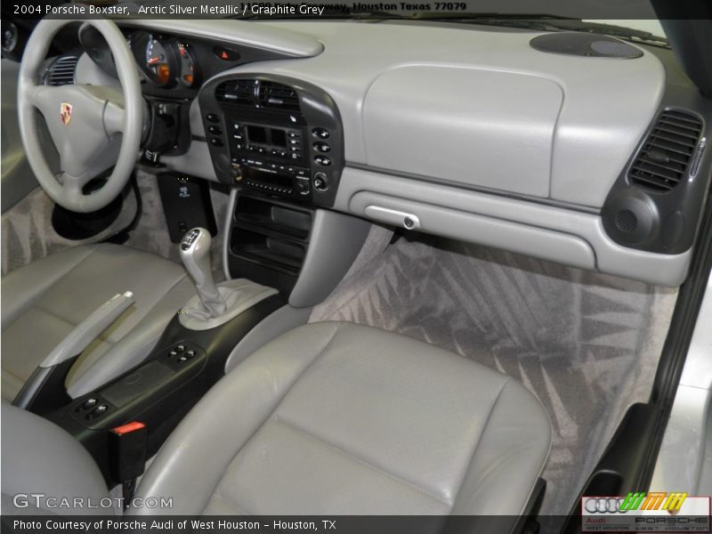 Arctic Silver Metallic / Graphite Grey 2004 Porsche Boxster