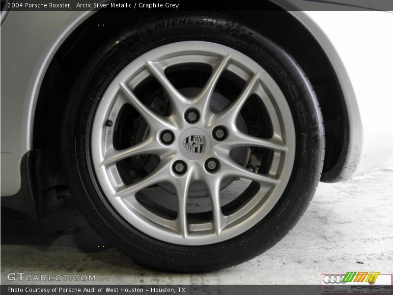 Arctic Silver Metallic / Graphite Grey 2004 Porsche Boxster