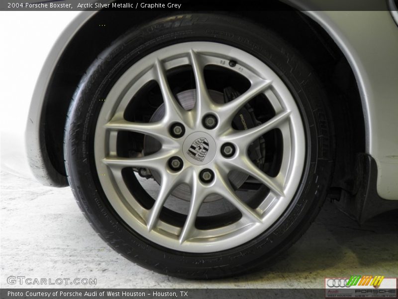 Arctic Silver Metallic / Graphite Grey 2004 Porsche Boxster