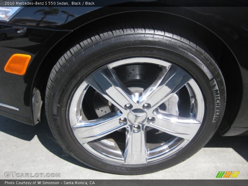Black / Black 2010 Mercedes-Benz S 550 Sedan