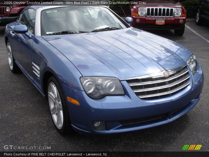 Aero Blue Pearl / Dark Slate Gray/Medium Slate Gray 2006 Chrysler Crossfire Limited Coupe