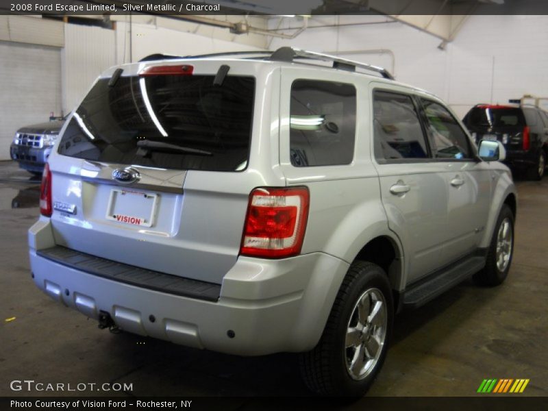 Silver Metallic / Charcoal 2008 Ford Escape Limited