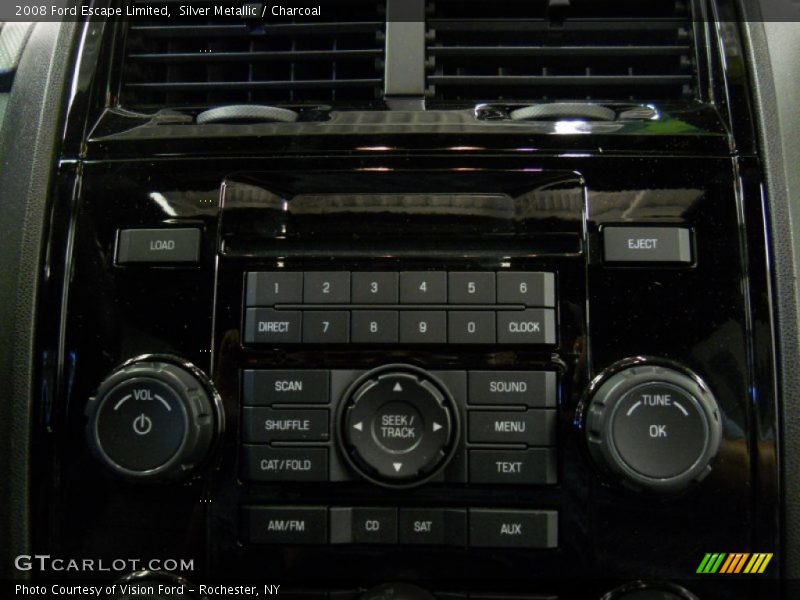Silver Metallic / Charcoal 2008 Ford Escape Limited