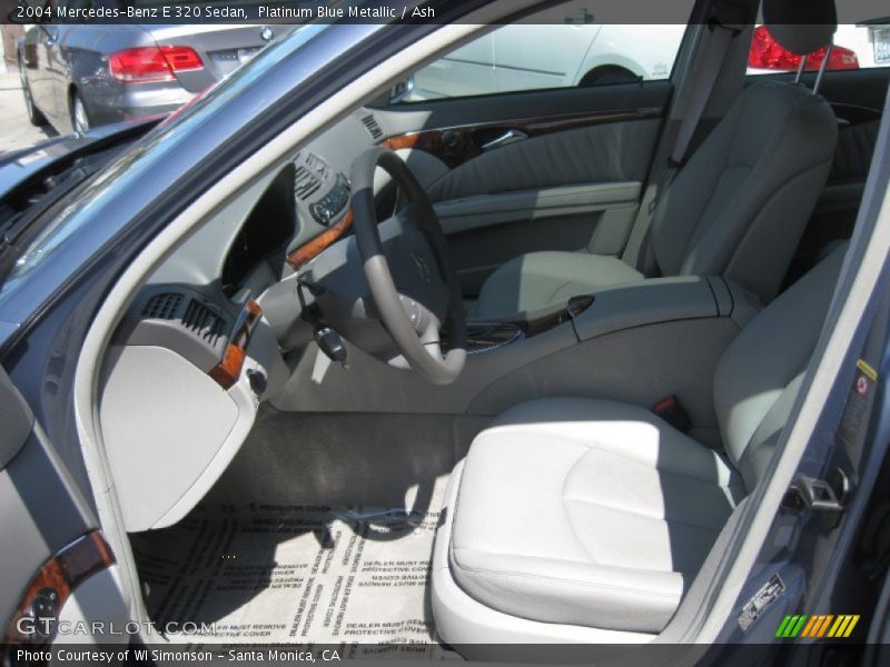 Platinum Blue Metallic / Ash 2004 Mercedes-Benz E 320 Sedan