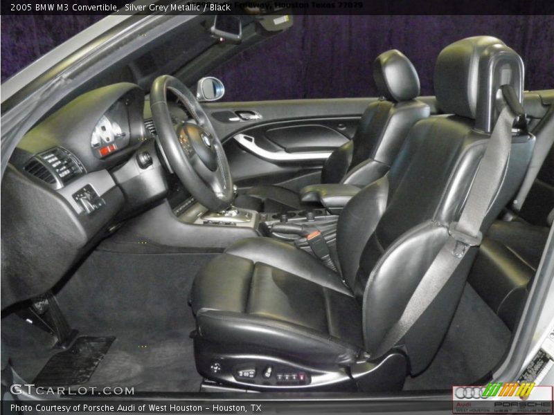 Silver Grey Metallic / Black 2005 BMW M3 Convertible