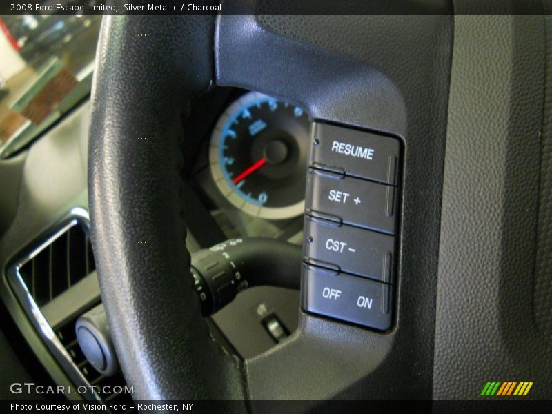 Silver Metallic / Charcoal 2008 Ford Escape Limited