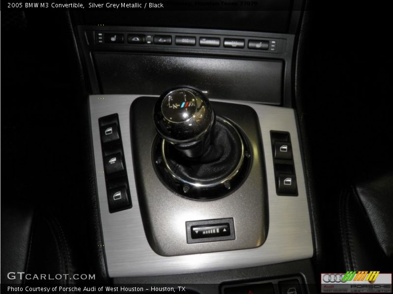 Silver Grey Metallic / Black 2005 BMW M3 Convertible