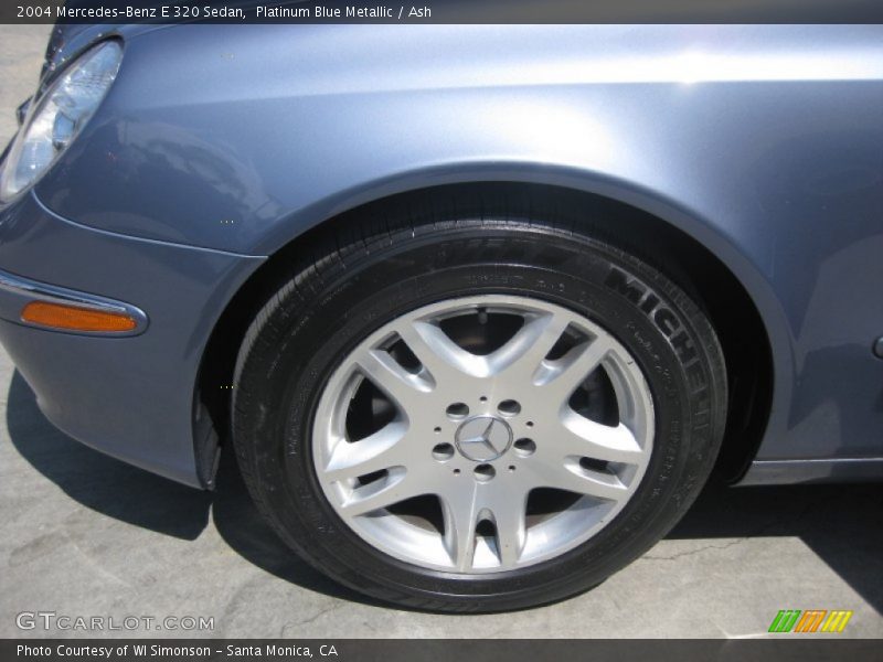 Platinum Blue Metallic / Ash 2004 Mercedes-Benz E 320 Sedan