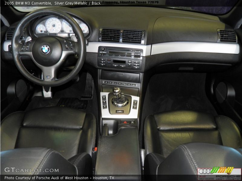 Silver Grey Metallic / Black 2005 BMW M3 Convertible