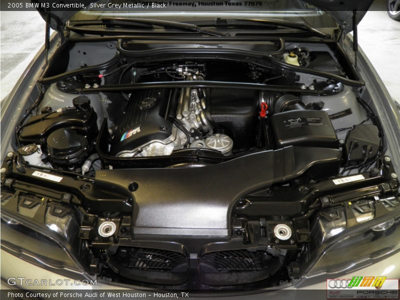 Silver Grey Metallic / Black 2005 BMW M3 Convertible