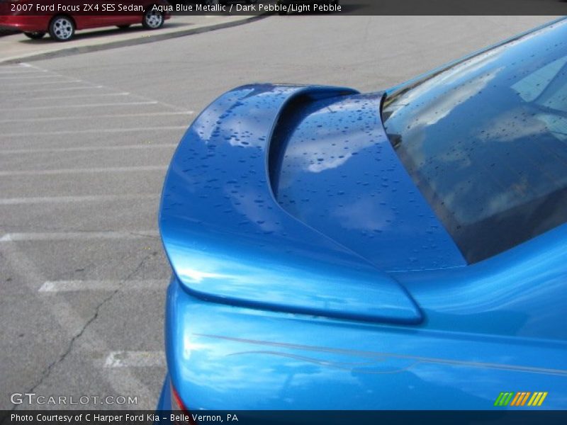 Aqua Blue Metallic / Dark Pebble/Light Pebble 2007 Ford Focus ZX4 SES Sedan