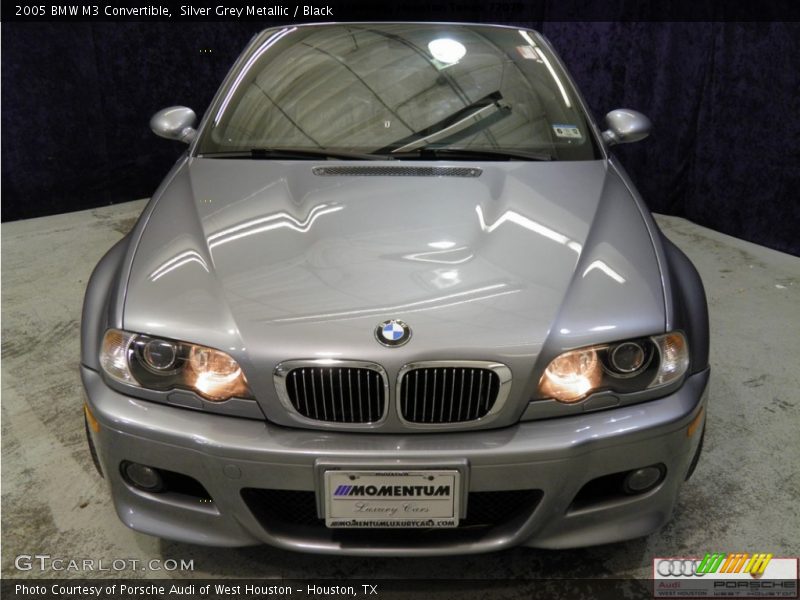 Silver Grey Metallic / Black 2005 BMW M3 Convertible