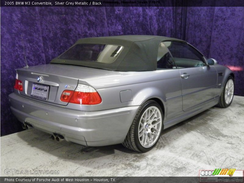 Silver Grey Metallic / Black 2005 BMW M3 Convertible