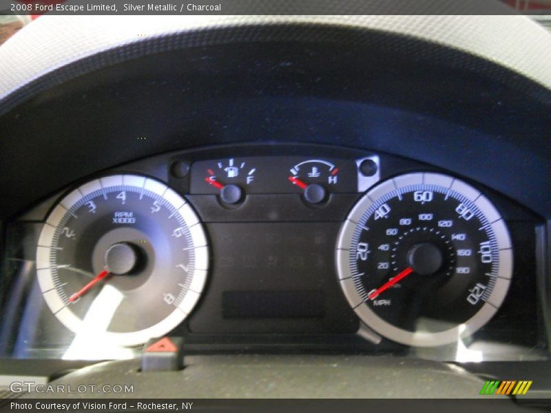 Silver Metallic / Charcoal 2008 Ford Escape Limited