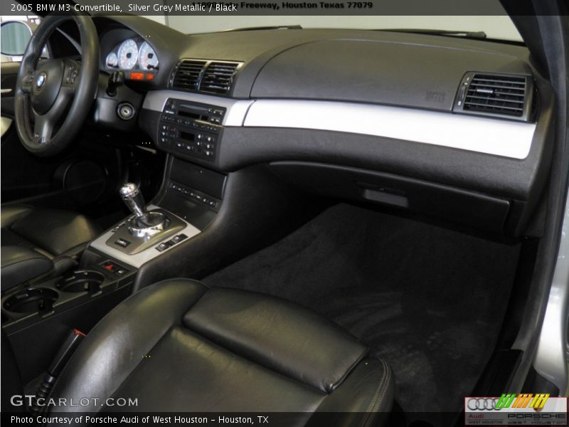 Silver Grey Metallic / Black 2005 BMW M3 Convertible