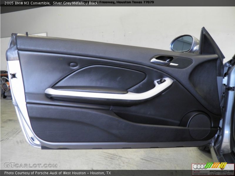 Silver Grey Metallic / Black 2005 BMW M3 Convertible