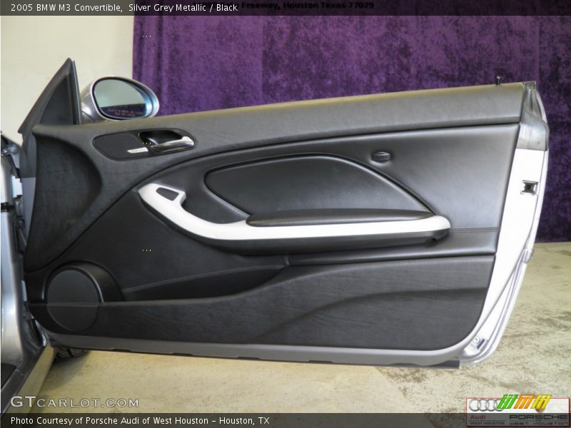 Silver Grey Metallic / Black 2005 BMW M3 Convertible