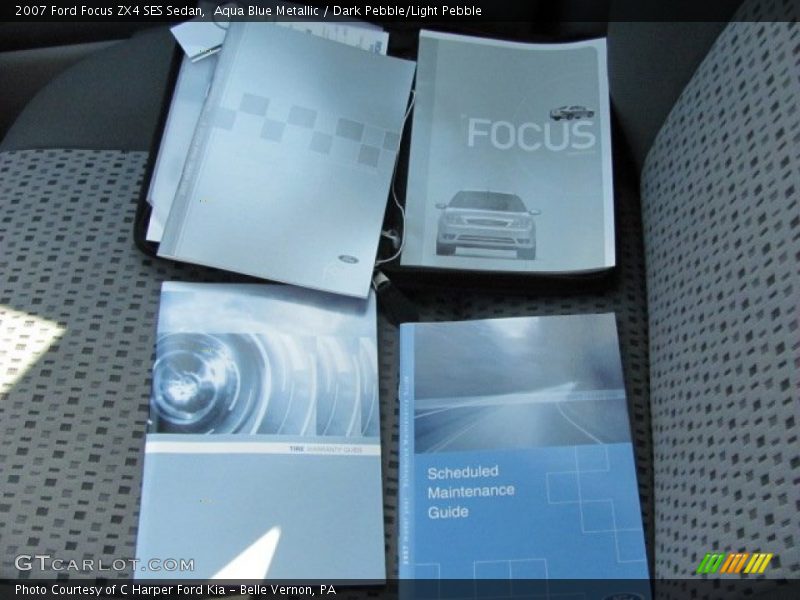 Aqua Blue Metallic / Dark Pebble/Light Pebble 2007 Ford Focus ZX4 SES Sedan