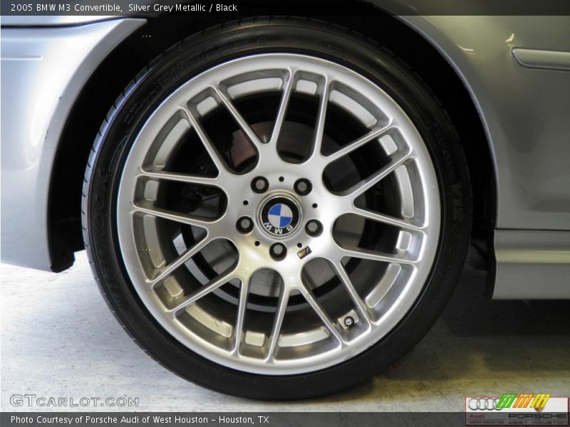 Silver Grey Metallic / Black 2005 BMW M3 Convertible