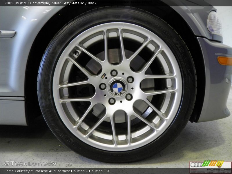Silver Grey Metallic / Black 2005 BMW M3 Convertible