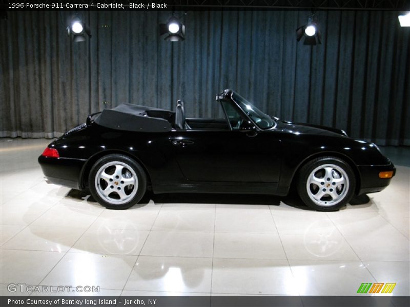 Black / Black 1996 Porsche 911 Carrera 4 Cabriolet