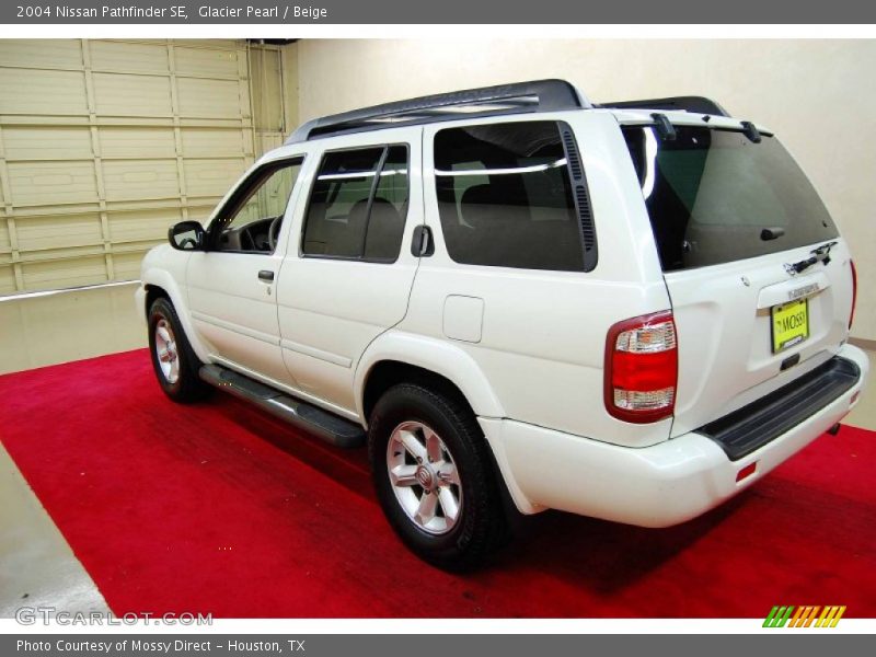 Glacier Pearl / Beige 2004 Nissan Pathfinder SE