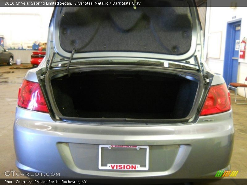 Silver Steel Metallic / Dark Slate Gray 2010 Chrysler Sebring Limited Sedan