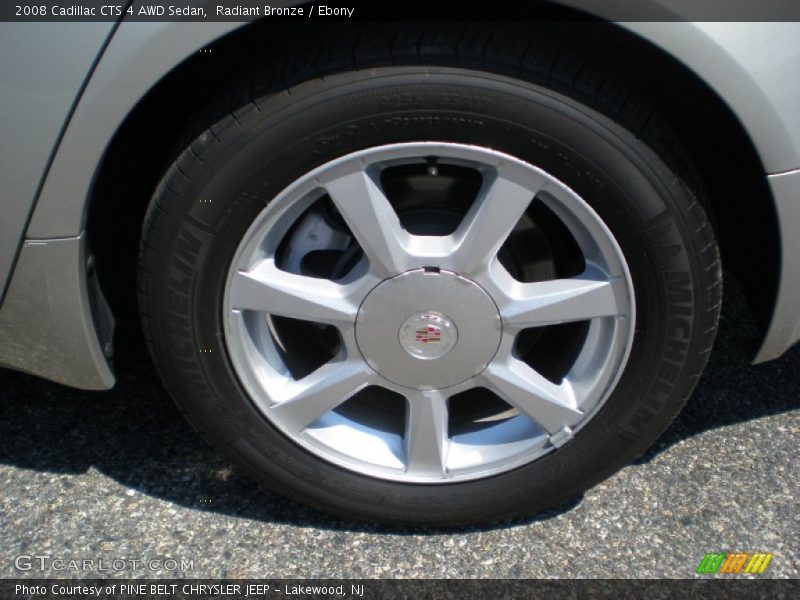 Radiant Bronze / Ebony 2008 Cadillac CTS 4 AWD Sedan