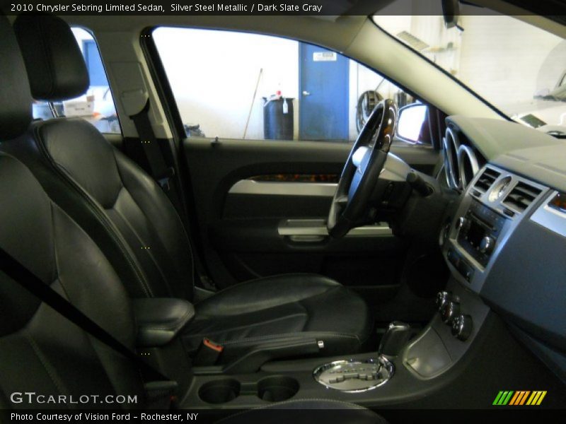 Silver Steel Metallic / Dark Slate Gray 2010 Chrysler Sebring Limited Sedan