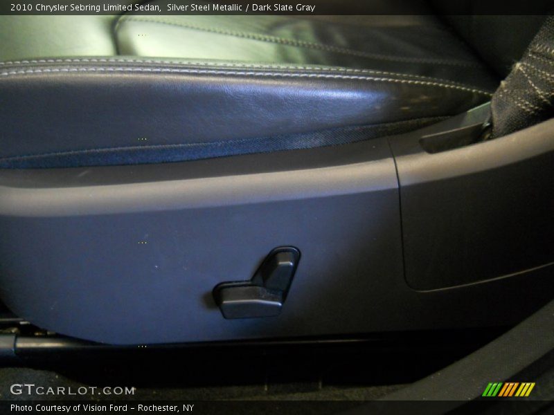Silver Steel Metallic / Dark Slate Gray 2010 Chrysler Sebring Limited Sedan