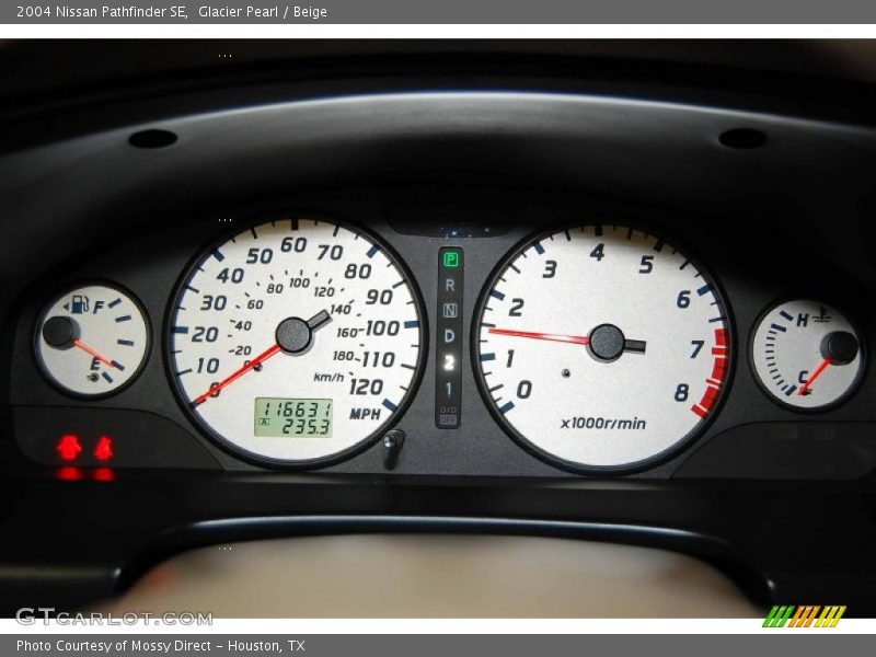Glacier Pearl / Beige 2004 Nissan Pathfinder SE