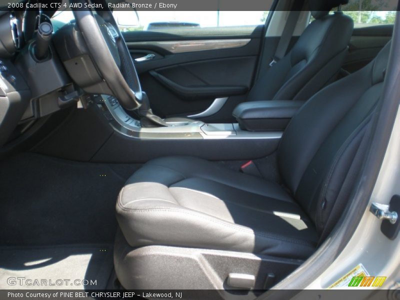 Radiant Bronze / Ebony 2008 Cadillac CTS 4 AWD Sedan