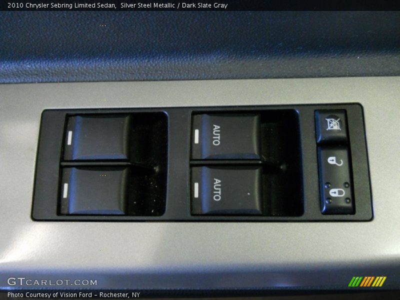 Silver Steel Metallic / Dark Slate Gray 2010 Chrysler Sebring Limited Sedan