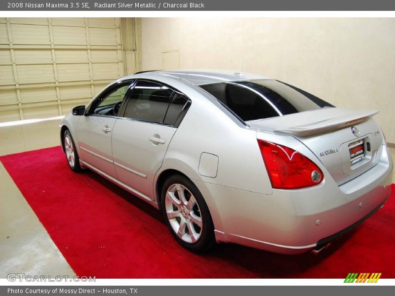 Radiant Silver Metallic / Charcoal Black 2008 Nissan Maxima 3.5 SE
