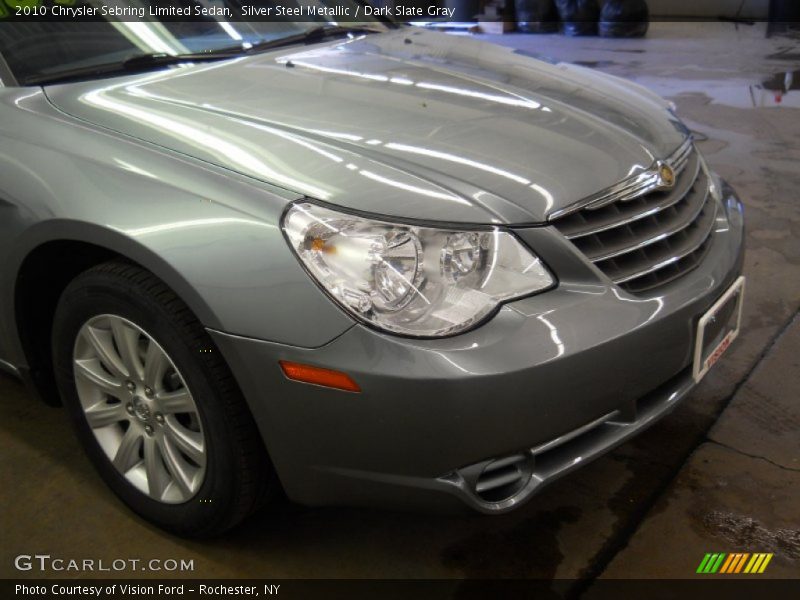 Silver Steel Metallic / Dark Slate Gray 2010 Chrysler Sebring Limited Sedan