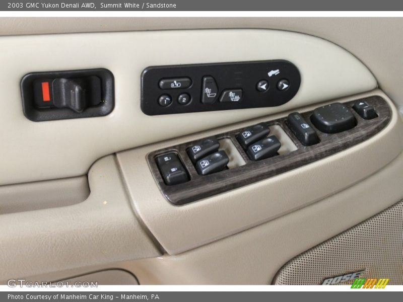 Summit White / Sandstone 2003 GMC Yukon Denali AWD